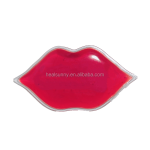 Private logo Lip Shape Gel Ice Pack for Beauty Care Clinic and Salons