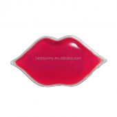 Private logo Lip Shape Gel Ice Pack for Beauty Care Clinic and Salons